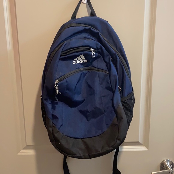 Adidas navy blue book bag - Picture 1 of 2